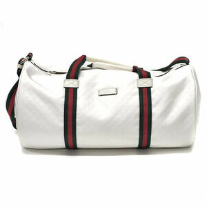 Gucci guccissima Gym Bag Web White